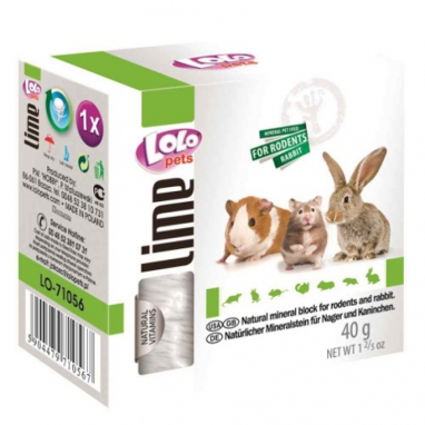 Lolo Pets Bloco Mineral pequeno para roedores